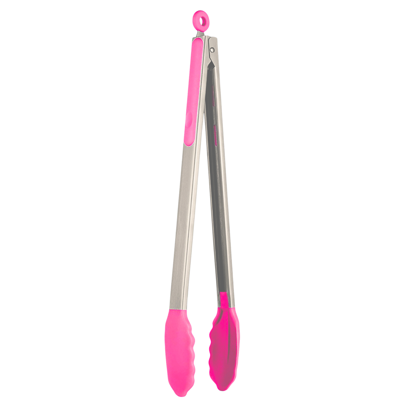 PEGADOR DE INOX COM PONTA DE SILICONE ROSA