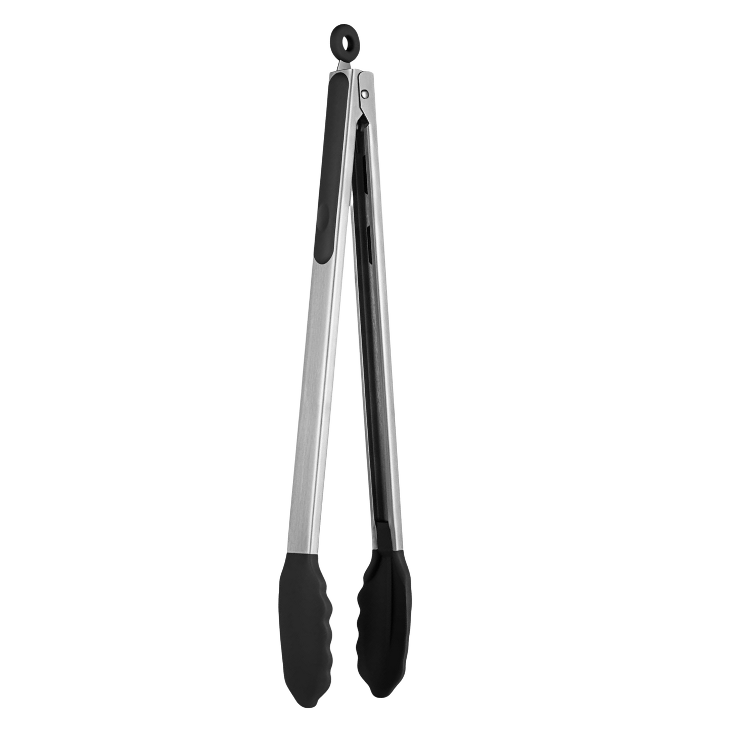 PEGADOR DE INOX COM PONTA DE SILICONE PRETO