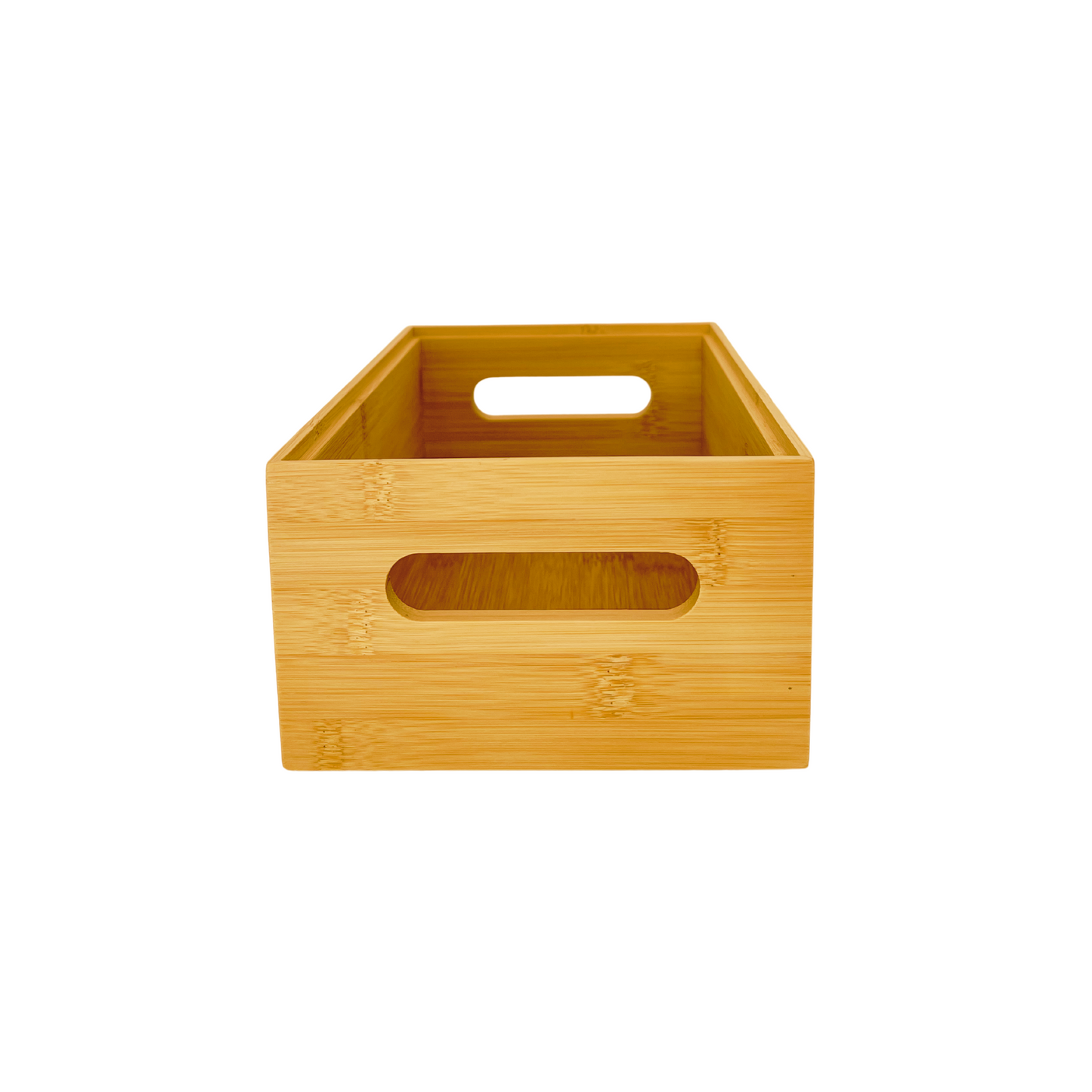 CAIXA ORGANIZADORA EM BAMBU MÉDIA 22 CM