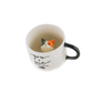 XÍCARA DE GATINHO LARANJA PORCELANA